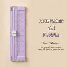 1pc Portable Cutting Mat, Dual-Direction Small A4 Paper Cutter, Mini Portable Student Paper Cutting Mat, Photo & Origami Cutting, Student Friendly, DIY Craft - Sets - View 11