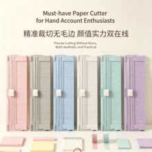 1pc Portable Cutting Mat, Dual-Direction Small A4 Paper Cutter, Mini Portable Student Paper Cutting Mat, Photo & Origami Cutting, Student Friendly, DIY Craft - Sets - View 2