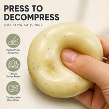 Hot Potato Stress Ball: Soft Squeeze Stress Relief Toy, Mashed Potato Texture - 彩色 - 查看 14