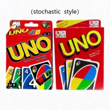 Mattel 1件經典原版 UNO 彩色數字卡牌遊戲，多色功能卡含跳過、反轉、抽牌規則，便攜互動桌面遊戲，適合家庭旅行、假期、朋友聚會、休閒之夜、派對娛樂（隨機款式） - 彩色 - 查看 7