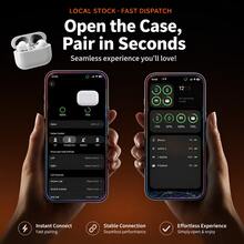 Wireless Noise Cancelling Earbuds With Adaptive Sound, Immersive Audio, Heart Rate & Fitness Tracking, Real-Time Translation, Long Battery Life, Comfortable Secure Fit, Perfect For Work, Travel, Sports & Everyday Use - White - View 6