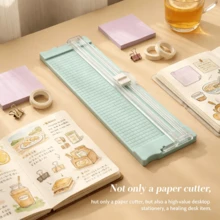 1pc Portable Cutting Mat, Dual-Direction Small A4 Paper Cutter, Mini Portable Student Paper Cutting Mat, Photo & Origami Cutting, Student Friendly, DIY Craft - Sets - View 6