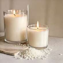 1lb/200g/1000g White Beeswax, DIY Candle Making Supplies, Suitable For Various Pillar Candles, Shaped Candles, Cup Candles. Candle Making Raw Materials. - A - View 6