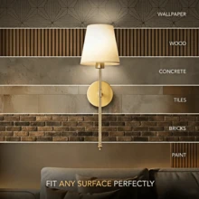 2pcs Rechargeable Wall Lights, Wireless Wall Lamps, Detachable RGB Rechargeable Bulbs With Remote Control, Suitable For Bedroom, Living Room, Hallway, Dining Room, Stairs, Home Decor Lighting - Dimmable - View 3