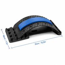 4-Level Adjustable Back Stretching Board, Lumbar Support Correction Board With NBR Soft Strip, Compact Training Device For Office Workers With Long Sitting Hours - View 9