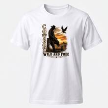 Kit 4 T-shirts Camisetas Masculina Country Texas Rodeio Peão Trabalho Dia Dia - Preto Marrom Marinho Chumbo - Visão 6