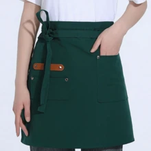 1PC Solid-Colored Cross-Fronted Sleeveless Apron, A Simple And Stylish New Design For Home Kitchens. Waterproof And Oil-Resistant, Perfect For Cooking And Dining Purposes. - Multicolor - View 17