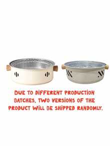 Dual-Purpose Portable Smokeless Desktop Charcoal/Wood BBQ Grill, Suitable For Tea Brewing And Grilling, Compact Design, Ideal For Indoor Korean BBQ, Camping And Picnic, Comes With Griddle, Grill Rack And Kitchen Utensils, Perfect For Roasting Meat, Home And Outdoor Use - A - View 7