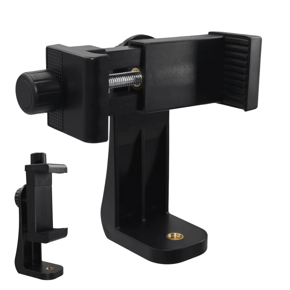 VeFly 通用 360° 三腳架支架，附 1/4" 螺絲孔與手機適配器座