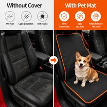 Pet Car Seat Cover, Lightweight & Easy To Store And Carry, Anti-Dirt & Anti-Scratch Car Seat Protector, Travel Dog Mat, Universal Fit For Passenger Seat Car Accessory - Car Pet Mat - View 6