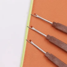 4pcs/8pcs Seam Ripper With Natural Wood Color Plastic Handle, Pink Plastic Handle Seam Ripper, Thread Cutter, Sewing Craft Tools, Random Color - 4 Large Grommets + 4 Small Grommets - View 5