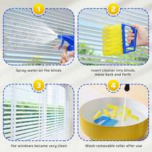 1pc/2pcs Handheld Blind/Car Window Cleaning Brush, Air Vent Cleaning Brush, Curtain Dusting Brush With Detachable Microfiber Cover, Easy Cleaning, Suitable For Air Conditioner, Car Air Vents, Fan Slots, Home, School, Hotel, Christmas Window Cleaning Tool, Cleaning Supplies - Multicolor - View 6