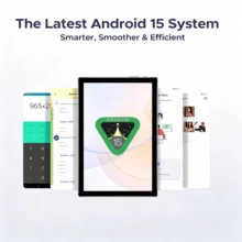 Qetupa 10.1 Inch Android 15 Tablet,4GB RAM+64GB/128GB ROM,MTK 8788 Octa-Core 2.0GHZ Processor,5MP Front Camera&13MP Rear Camera,6000mAh Large Battery,HD(1280x800) IPS Touch Screen,BT 5.4&802.11ax WiFi 6,No Support SIM Card( NO Adaptador) - Black - View 3