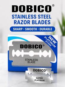 Cuchillas Super Platinum de DOBICO – Duraderas, Resistentes a la Oxidación & Ultra Afiladas - cuchilla - Ver 1