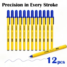 Juego de 3/12 bolígrafos de 0.7 mm con tinta de aceite de escritura suave, bolígrafos de gel, útiles de oficina y escuela, instrumentos de escritura, regreso a la escuela - Conjuntos - Ver 10