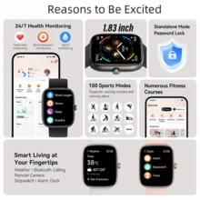 PANDA IDW29 Smart Watch, Bluetooth Connection, Customizable Watch Face, Bluetooth Calling, Message Notification, Daily Activity Monitoring, Multiple Sports Modes, Exercise Functions, AI Voice Control, Music Control, Remote Camera Control, Compatible With Android And IOS Smartphones - Pink - View 7
