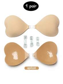 Love-Shaped Thin And Breathable Bra Pads For Swimming, Suitable For The Beach, Invisible, No Shoulder Straps, Sweat-Proof, Waterproof - Multicolor - View 14