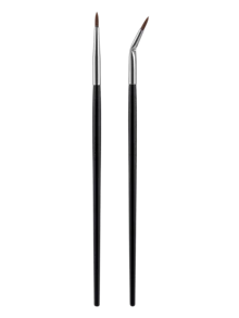 2 PCS Professional Super Thin Angled Liner Eye Brush Brow Contour Makeup Brushes Eyebrow Eyeliner Brush Make Up Tools - Black - View 6
