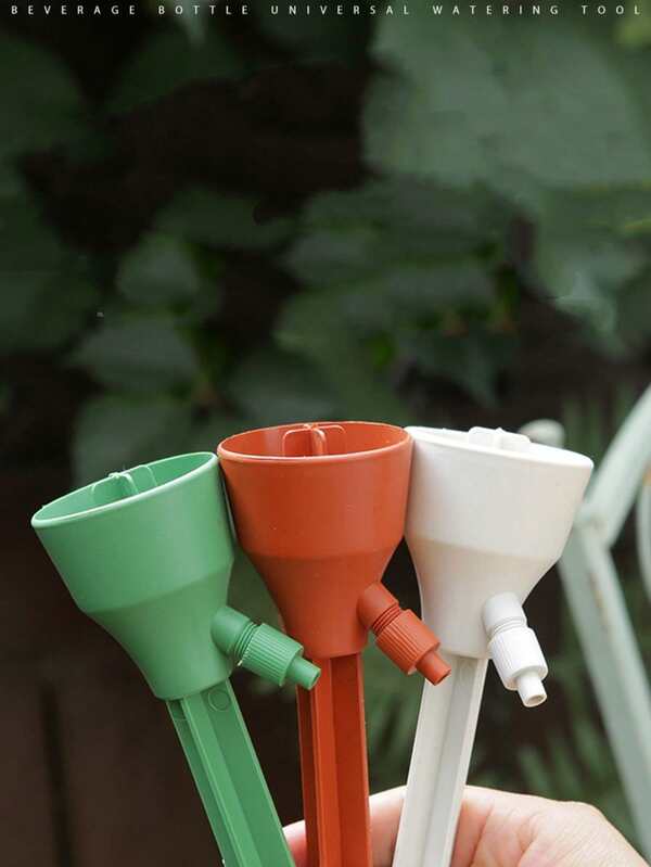 1-10pcs Plant Automatic Watering Spikes, Adjustable Flow Rate Automatic Drip Irrigation Kit, Slouchy Home Potted Plant Drip Irrigation, Automatic Watering Tool, Suitable For Indoor And Garden Plants, No Battery Required, Fits Standard Threaded Bottles