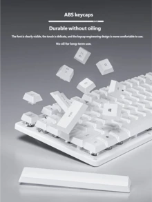 AULA S3005 Wired Mechanical Tactile Quiet Gaming Keyboard, Office Keyboard For Laptop/PC Desktop Computer - View 7
