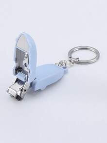 1pc/2pcs Portable Mini Foldable Nail Clipper Keychain, Transformable Nail Cutter With Key Chain, Nail Trimmer Suitable As Valentine's Day Gift/Christmas Gift For Boyfriend/Girlfriend - Multicolor 1 - View 10