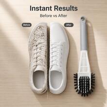 1pc Multi-Function Shoe Cleaning Brush, Soft Bristles Won't Damage Shoes, Full Coverage Shoe Brush, Household Cleaning Tool, Stain Removal Shoe Cleaning Gadget - Multi-functional Shoe Cleaning Brush - View 1