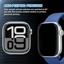 Yezodawee 5 Stücke weiche Hydrogel-Bildschirmschützer, kompatibel mit Apple Watch Series 8/Ultra/Series 7/Series 11, 42mm/46mm, kratzfest, ohne Glasgehäuse - Transparent - Übersicht 5