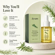 30ml Rosemary Hair Care Oil, Lightweight Fresh Fragrance Experience, Dispels Dullness, Suitable For Various Occasions And Easy To Use - 多樣化香型 - 查看 8