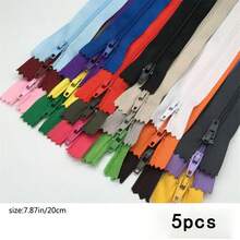 Mixed Color #3 Nylon Zipper, 7.87 Inch Closed Length, Suitable For DIY Handmade Zipper, Can Be Used For Bags, Clothing And Sewing Projects - 20 pcs - View 7