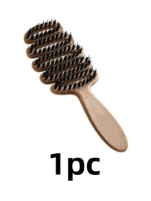 Tired Of Frizzy And Dull Hair? This Multi-Functional Boar Bristle Styling Brush Can Smooth Hair, Nourish Hair Quality And Lift Hair Roots. Get One For Your Best Friend As A Sweet Daily Gift! - Pine Cone Boar Bristle Hair Comb - View 11