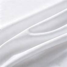 1pc Solid Color Tablecloth, Suitable For Wedding Banquet Party Decoration, Velvet Polyester Tablecloth, Applicable For Meetings, Events, Indoor/Outdoor Dining, Restaurants, Birthday Decoration - White - View 10