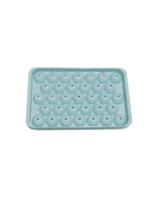 1pc Round Tray With Lid, Refrigerator Ice Ball Maker, Suitable For Making Cocktail, Whiskey, Tea, Coffee And Other Beverage Ice Balls - Multicolor - View 8