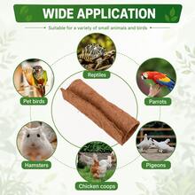1pc Coconut Fiber Nesting Pad, 9.8-11.8 Inch Square Coconut Shell Fiber Hen Egg Laying Mat, Soft Absorbent Nest Box Liner, Natural Poultry Coop Bedding, Suitable For Laying Hens And Chicken Coops - Brown - View 7