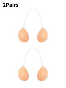 Sutiã de Silicone Invisível, Sem Alças, Sem Costas, com Alto Suporte, para Mulheres Plus-Size e Curvilíneas, Taças C–G, Perfeito para Tops Halter, Vestidos Sem Costas e Roupas de Banho - Multicolorido - Visão 13