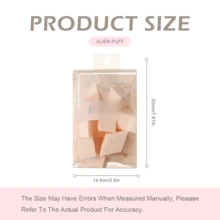 Miniso 15入三角楔形化妝海綿套組 便攜一次性底妝化妝海綿 附收納盒 - 隨機的 - 查看 8