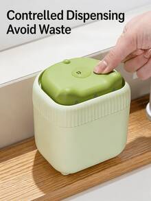 1pc Cute Pastel Cat Face Dish Soap Dispenser Pump Boxes, One-Hand Press Liquid Container For Kitchen Sink, Plastic Hand Soap Holder With Controlled Dispensing For Family Countertop, All-Season - Multiple Colors and Styles - View 5