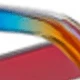 Red and Blue Orange Frame at Both Ends