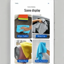 5pcs/10pcs Multi-Purpose Grey Microfiber Cleaning Rags - Soft & Quick-Dry Towels For Car Washing, Dusting, And Household Chores - A - View 5