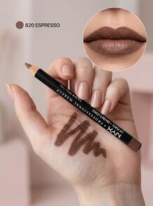 NYX 纤细唇线笔 820 浓咖啡色唇线笔 0.03 盎司/1.04 克 顺滑流畅 精准定义 持久舒适 适合女朋友、妻子、母亲、朋友 生日、毕业派对、旅行、露营、户外、学校、校园旅行、节日、周年纪念、秋季、万圣节、秋季造型、老钱、魅力、男式、永恒传统 - 820 Espresso - 查看 1