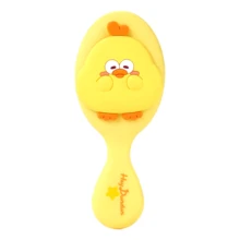 Miniso Cute Cartoon Air Cushion Hair Brush Scalp Massage Detangling Hair Comb Portable Daily Hair Accessory Gift For Girls Kids Women - Yellow - View 6
