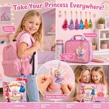 1 Set Cartoon Princess Rocking Doll Handmade Kit, Fun Magic Princess Craft Set, Girls DIY Glitter Handmade Kit, Includes Various Decorative Materials For Making Keychains, Also Includes Various Interesting Decorative Elements, Cultivate Children's Creativity And Artistic Appreciation, Creative Handmade Toy - Multicolor - View 8