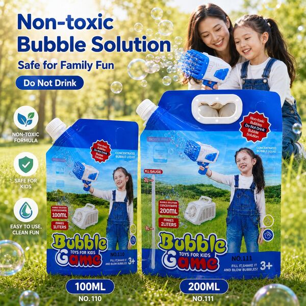 10/20/30 piezas Solución de burbujas concentrada de 10ml de recarga, recarga de líquido para pistola de burbujas, para todos los juguetes de burbujas, recarga de líquido para máquina de burbujas, recarga de juguete de pistola de burbujas, regalo de actividad al aire libre para fiesta de cumpleaños de niños