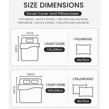 3 Piecesduvet Cover Set, 1 Duvet Cover - 2 Pillowcases, Suitable For Single, Double, Suitable For Bedrooms, Guest Rooms, Dorm Rooms, Year-Round Use, Machine Washable - Camel - View 7