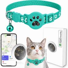 寵物貓防丟定位項圈套組，包含項圈 + 定位器 + 保護殼。不適用於 Android 系統。一鍵追蹤，發光保護殼，超長電池續航力。可用於定位錢包、行李 - 彩色 - 查看 16