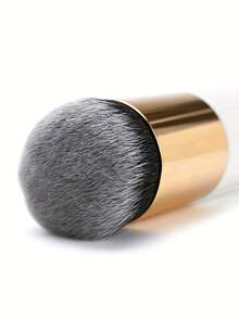 1pc Mini Foundation Makeup Brush Soft Dense Nylon Bristle Ergonomic ABS Handle Multi-Use Face Brush For Foundation Blush Highlight Flawless Powder Blending Smooth Application Daily Makeup Essential Holiday Gift For Women - Multicolor - View 1