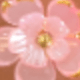 Pink Openwork Flower Armband