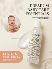 Kiehl's Baby Hair And Body Wash 8.4oz/250ml- Skin Care Moisturizing Formula For Newborns & Sensitive Skin, Daily Bath & Shampoo Care, For Babies & Kids - Multicolor - View 1