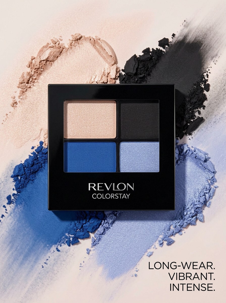 Revlon ColorStay 16 Hour Eye Shadow 580 Free Spirit 0.16oz/4.8g – Eyeshadow Palette, 16-Hour Wear, For Women, Blue, Suitable For Daily Makeup Routine - 580 Free Spirit - View 1