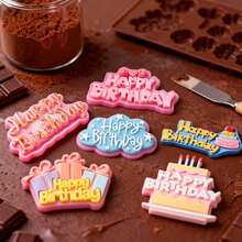 1pc Silicone Fondant Cake Candle Decoration Accessory Baking Mold, For Making Birthday Cake Decorations And Accessory Gifts - View 9