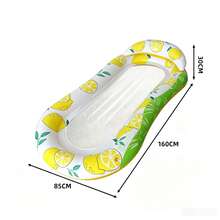 1pc Adult Inflatable Floating Swim Lounge Chair, Large Thickened Inflatable Float Bed With Soft Mesh Center, Durable PVC Quick Fold Design, Suitable For Swimming Pool, Summer Outdoor Beach Games, Pool Party, Sunbathing - A - View 13